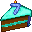 Slice of Seventh Birthday Cake