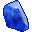 A deep blue stone.