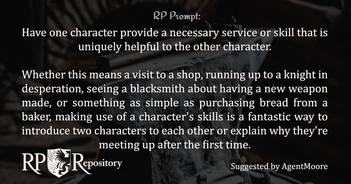 Friday RP Prompt - RP Repository