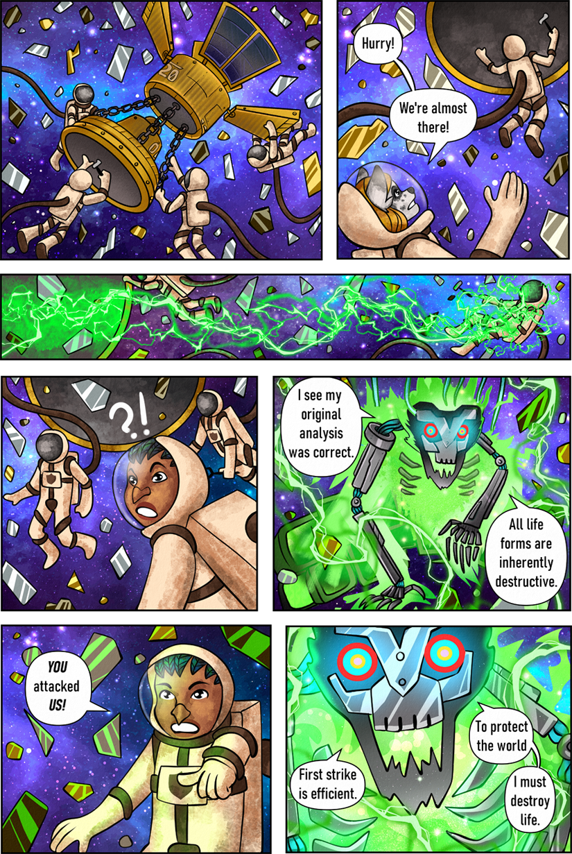 An Epic Week plot comic. Please see full description below.