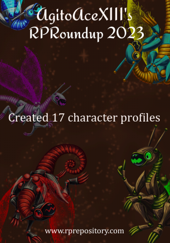AgitoAceXIII's 2023 RPR Roundup: Created 17 character profiles