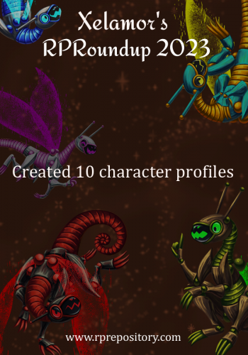 Xelamor's 2023 RPR Roundup: Created 10 character profiles