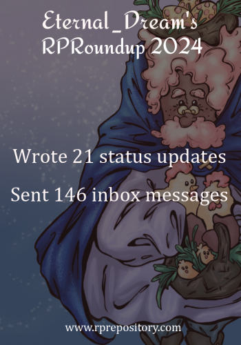 Eternal_Dream's 2024 RPR Roundup: Wrote 21 status updates, Sent 146 inbox messages