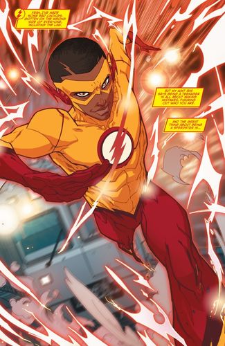 This is who My 10th  OC for DC Azriel Remus West's Older Brother is Wally West JR a.k.a The 3rd Kid Flash. Azriel West is younger by 1 year.
