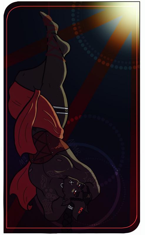 An alternate tarot card for Bela after you establish a relationship with him.