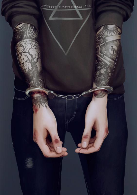 The tattoos on Wren's arms