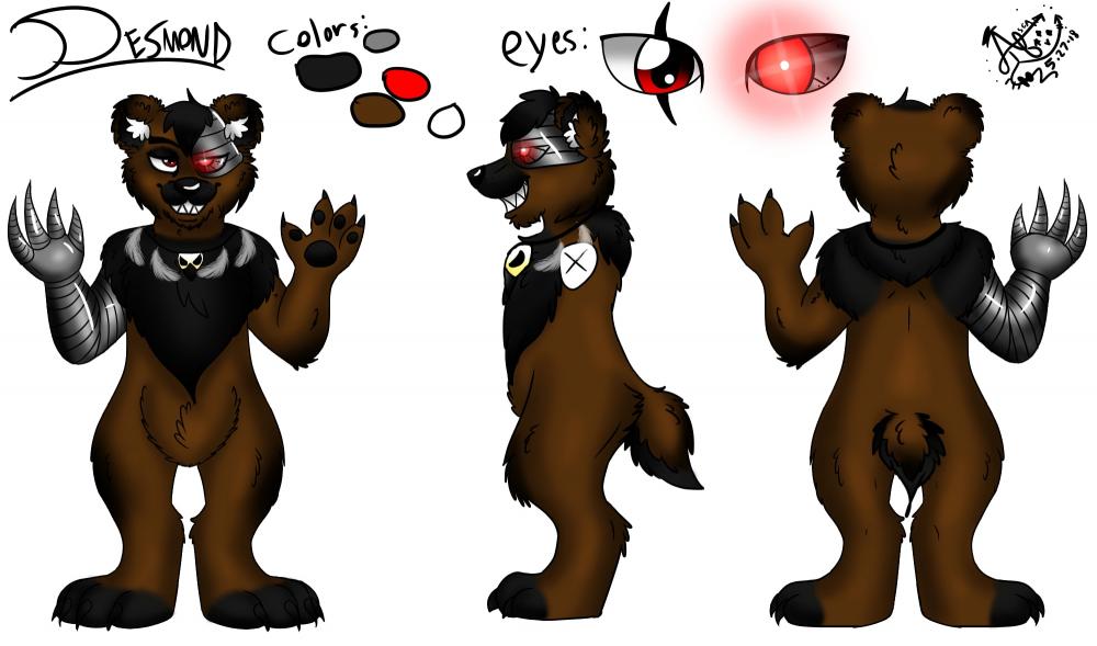 Desmond's reference sheet.