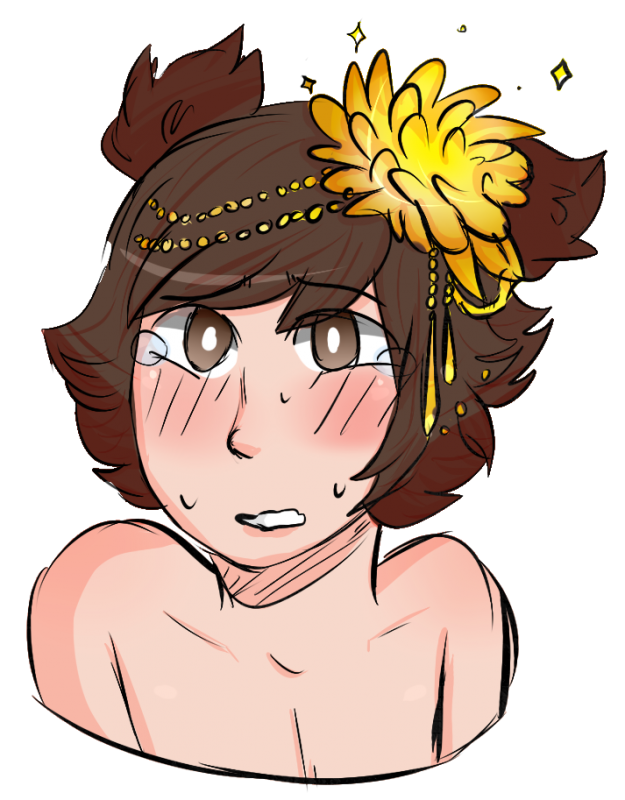 Shy boy (Art by JakereallyIsHappy)