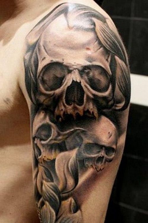 Located on right upper arm