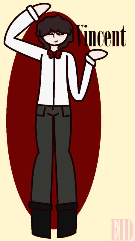 The main and first picture of Vincent alone,