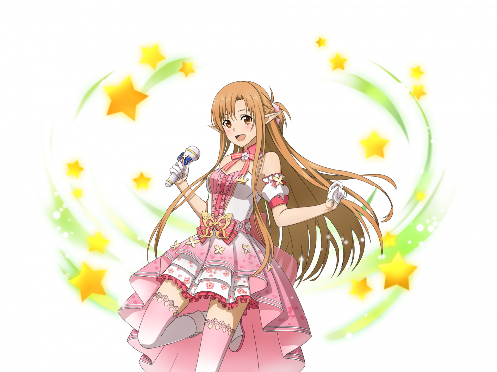 Asuna’s Transient form, which she always starts in ever since meeting a certain idol.