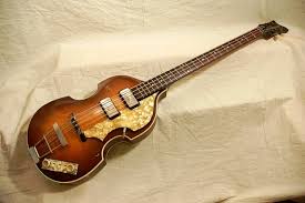 A Hofner 500/1 violin bass circa 1961. He went back to the 60s and bought it there.