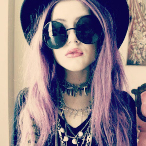 Literally searched up "Pastel hipster lady"