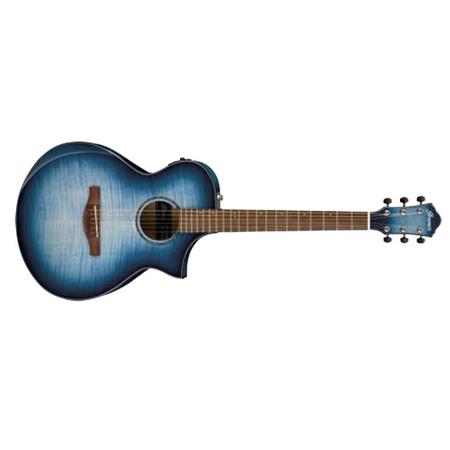 An Ibanez thin body acoustic electric