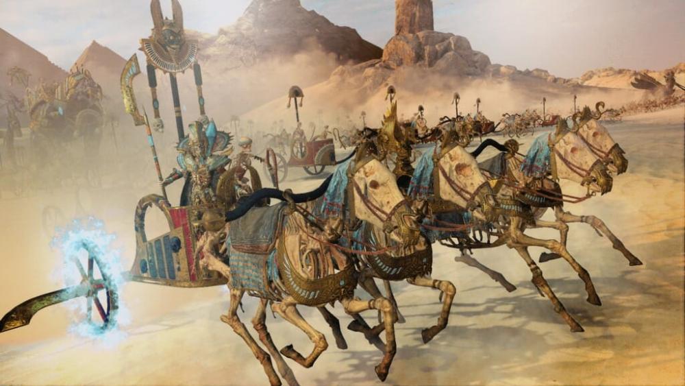 Settra's chariot, "Chariot of the Gods"