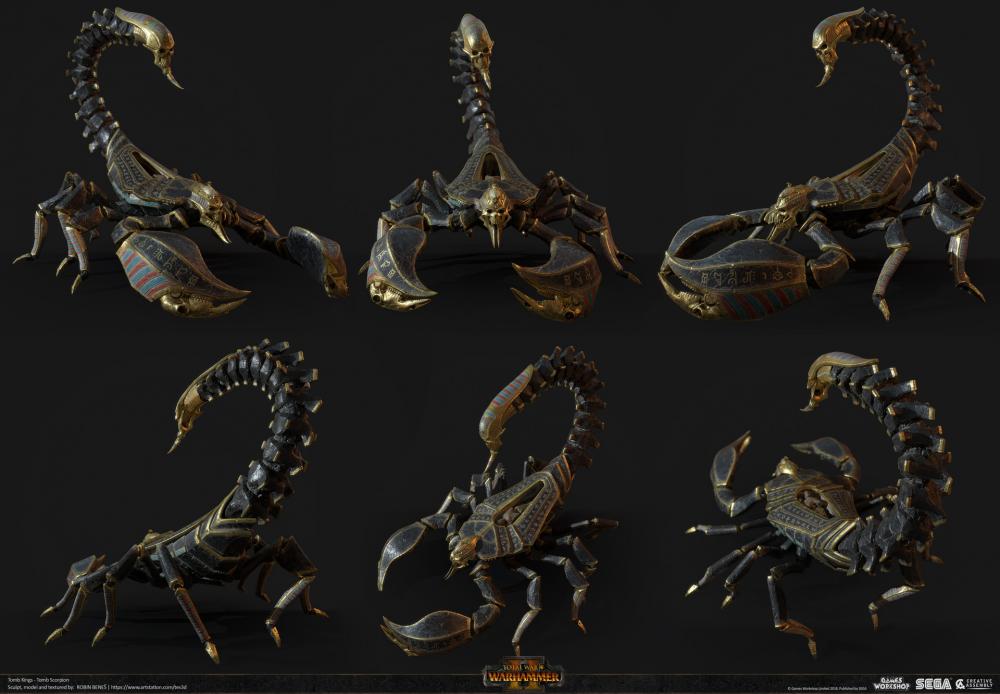 A large construct of scorpion that burrows and moves underground and waiting to attack its enemy