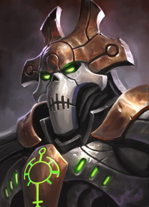 The Necron he overthrew