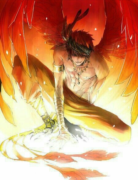 Cross between human and phoenix, it takes a lot of energy to maintain continuously. Only used for brief periods of time.