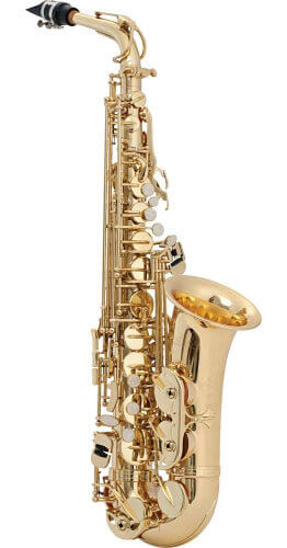 An alto sax he's had since middle school. Named after famed jazz sax player Charlie Parker.