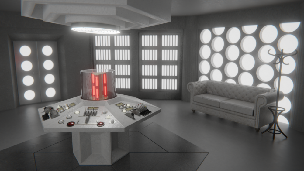 The first incarnation's TARDIS interior