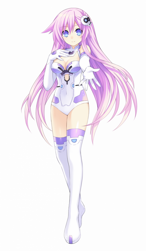 Nepgear’s form under HDD. She ditches whatever outfit she has on in her human mode in favor of a battlesuit suitable for intense fights.