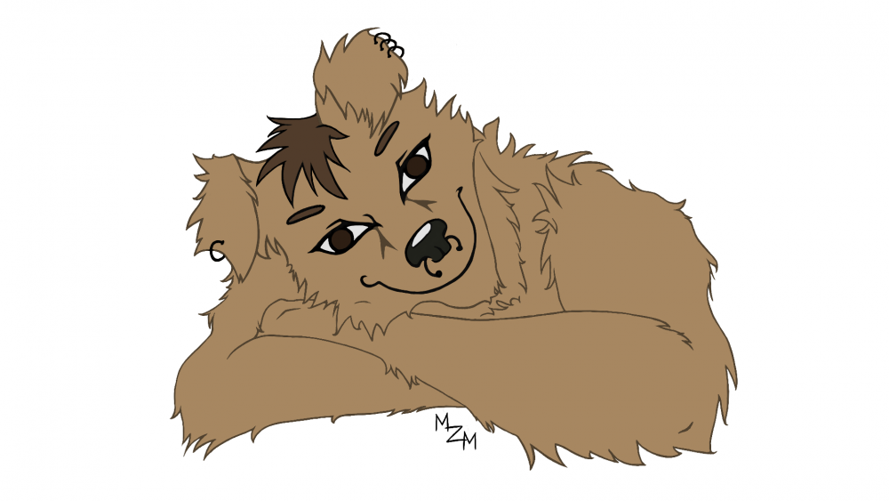 Cieran waking up from a rest...