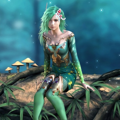 Rydia's attire when not required for her Summoner role