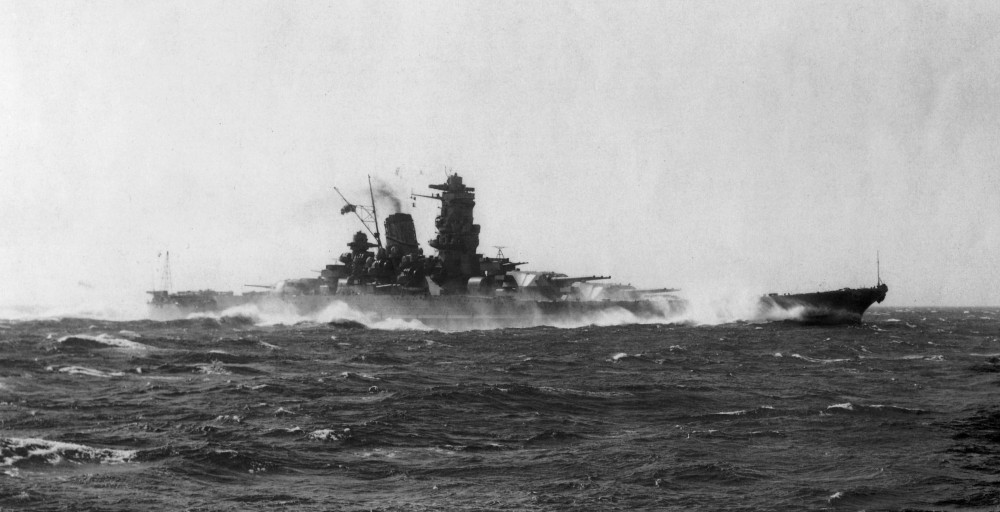 Yamato running sea trials, October 20, 1941