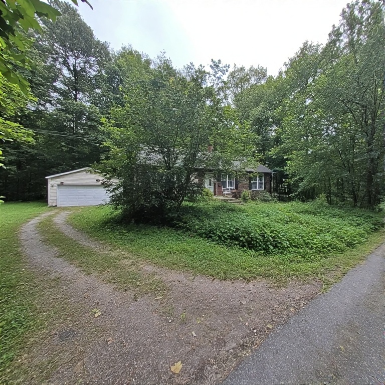 An out-of-the-way home on a random country road out in the middle of nowhere. A perfect hideaway. It's rather unsightly due to Cerise being so busy with her work all the time, and thus is often left looking abandoned. The car is often left in the Garage.
