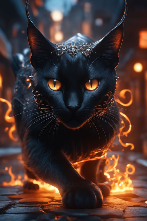 Callyn's cat named Belladonna.