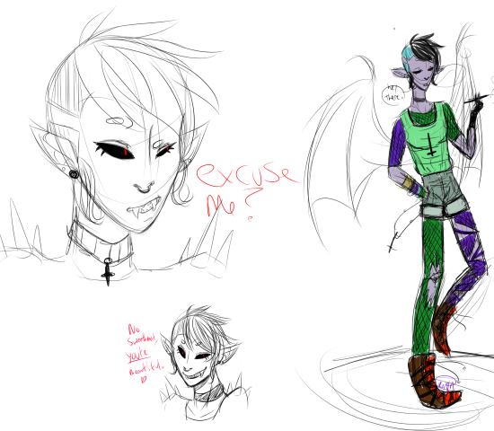 some sketchy things involving Maliki. also, his original outfit minus his coat.