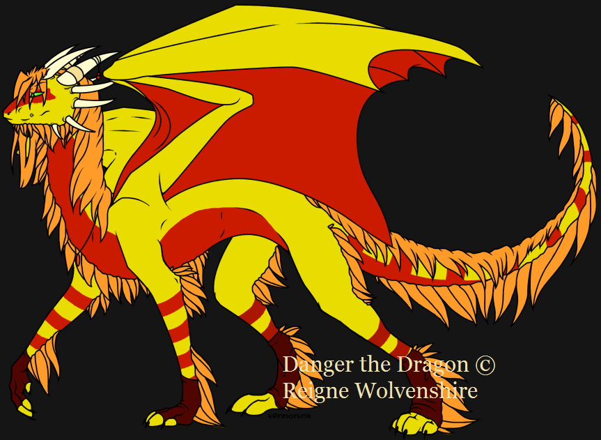 Danger created in KennonInk's dragon maker on DeviantArt