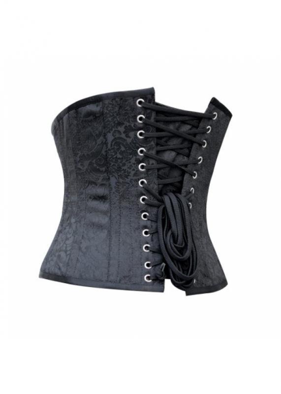 Embroidered corsets can be sometimes worn with casual clothes.