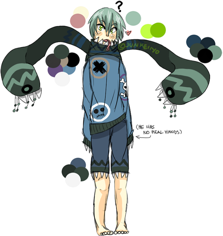 A monster boy: "Nai".