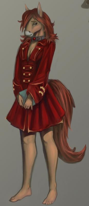 Dath in her new dress