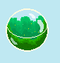 A Glass Ball full of shimmering moss