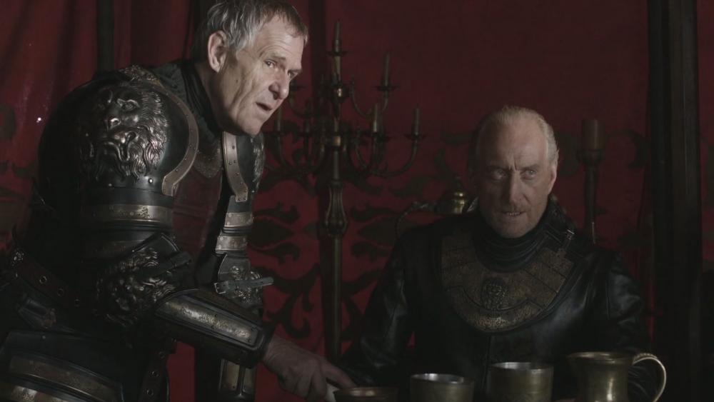 Tywin with his first cousin Willhelm, Kaiser of Rivea