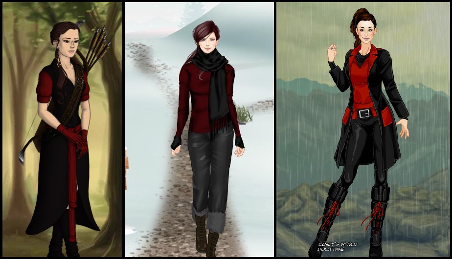 A few examples of how she may be viewed, from Genre to Genre. On the far left, would be a Fantasy setting - In the center, would be one more modern - and on the far right, is a more 'futuristic' look (Though, it would be only near future)