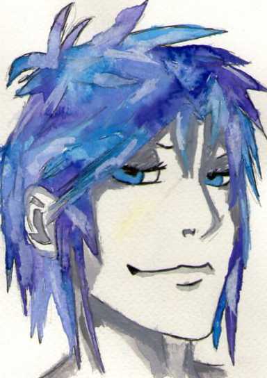Watercolor art of Daniel, made by me/xRedScarsx.