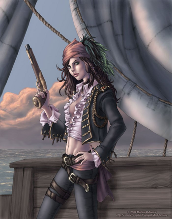Luna in her normal attire.