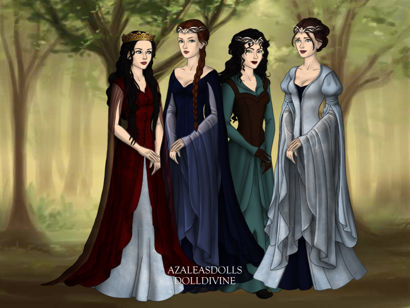 From left to right: Stardust, Seraphina, Elaine, Bronte