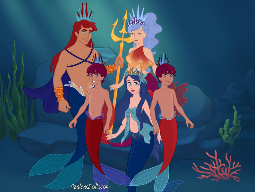 King Caspian, Aenon, Queen Talise, Royale, Adrien