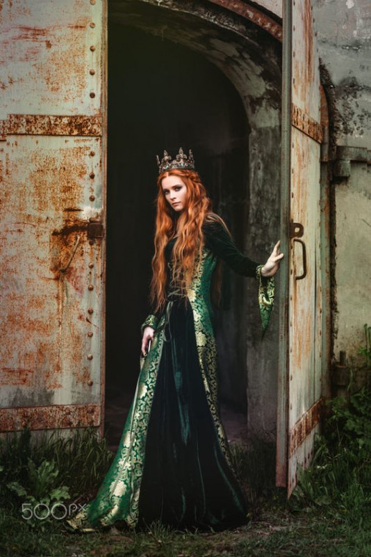 Emmy wears this one just around the palace