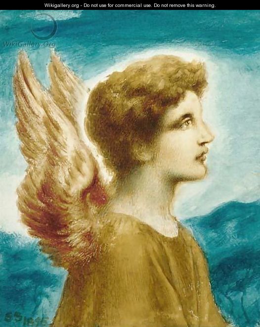 A painting, depicting an angel of similar appearance.
