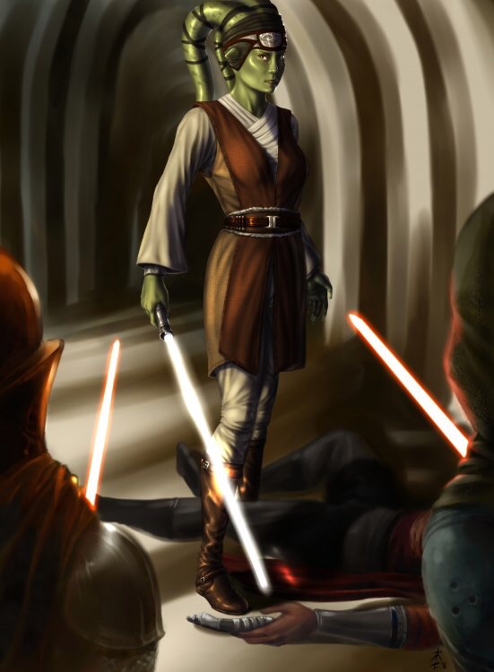 Not always played as a jedi, I adapt her to differen RPs