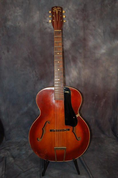 A Silvertone Harmony H700 F-Hole F-47 Archtop