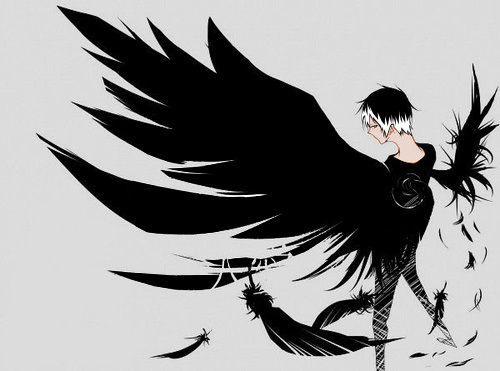 [i]Wings that are suppose to be pure, tainted by a curse.[/i]