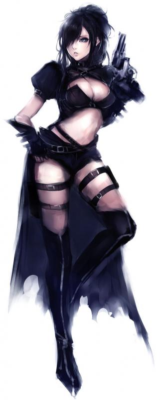 Yuko once went for another look. A dangerous look. She let her chest show and wore extra short shorts or tight pants. She can be dangerous!~