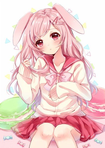 She's shy and she's nice. She usually is with Zen and deals with information, like Zen.