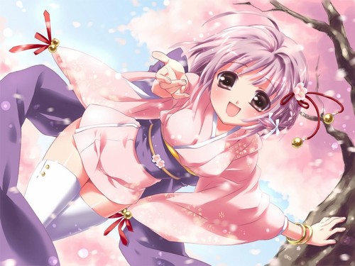 This is Yuki in a kimono.